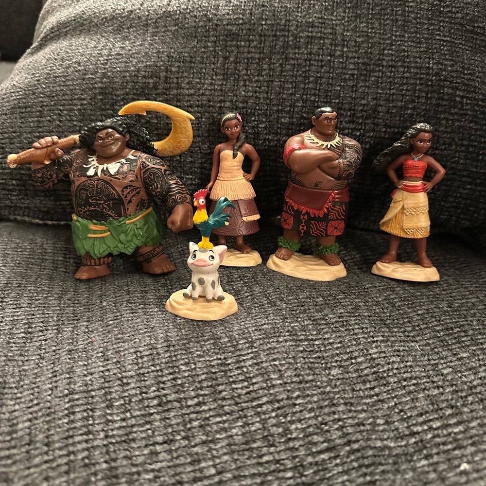 Disney Moana Figuring Set of 5 Euc